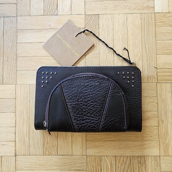 Matt by Matt & Nat - Brown, Multi-compartment Wallet - New-in-Box - Picture 1 of 8